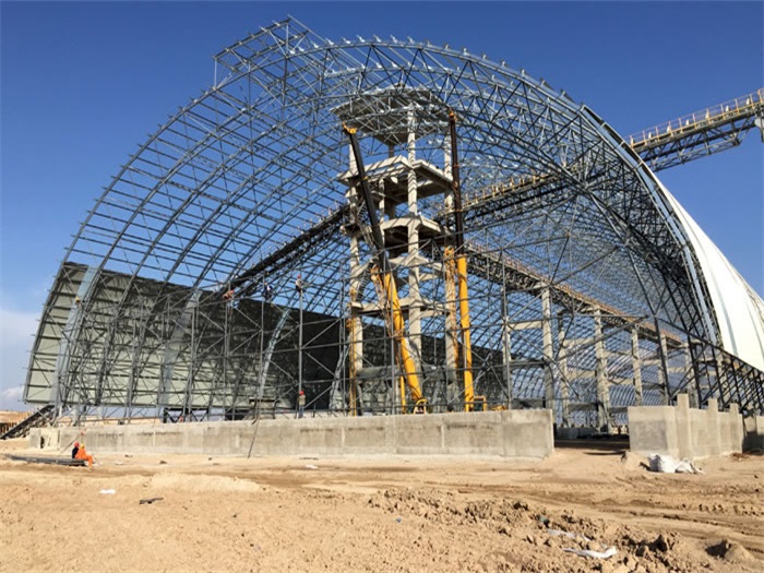 开封煤机油桶翘工程网架